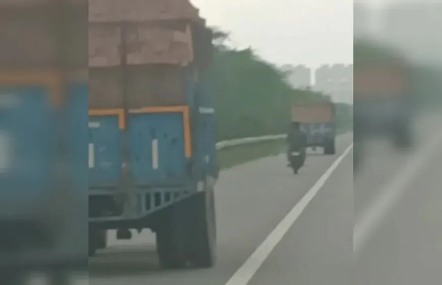 Death running on Yamuna Expressway- Tractor-trolleys overloaded with bricks becoming the cause of accidents