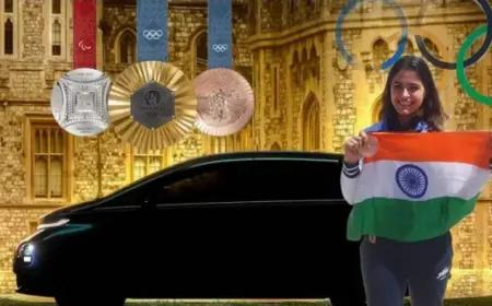 पेरिस ओलंपिक में मेडल जीतने वाले खिलाड़ियों को एक धांसू इलेक्ट्रिक कार मिलेगी