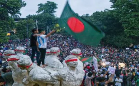 Sheikh Hasina's plane landed at Hindon airbase, may leave for London