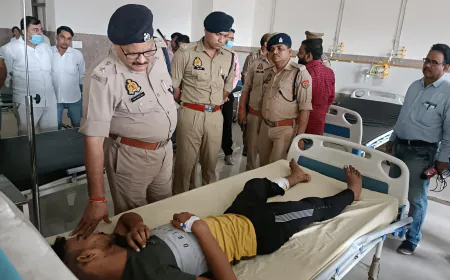 5 दिन पूर्व टैक्सी कार बुक कर लूटने की घटना का सफल अनावरण, तीन बदमाश पुलिस मुठभेड़ में गिरफ्तार