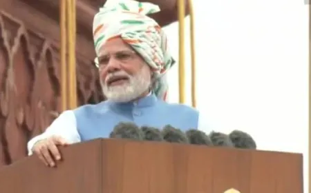 लाल किले की प्राचीर से प्रधानमंत्री मोदी ने 2036 में होने वाले ओलंपिक खेल हो भारत मे