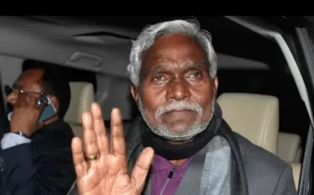 झारखंड के पूर्व मुख्यमंत्री चंपई सोरेने 6 विधायकों को लेकर पहुंचे बीजेपी नेताओं के पास दिल्ली