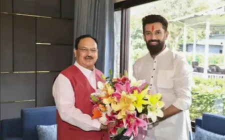 चिराग पासवान की हो रही BJP नेताओं से मुलाकात क्या गुर खिलायेंगे पशुपति चाचा