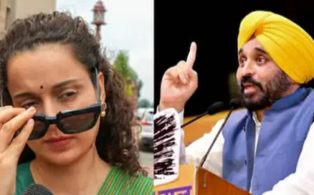 Kangana Ranaut : कंगना रनौत को कंट्रोल करे BJP'- सीएम भगवंत मान