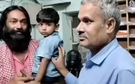 14 महीने पहले अगवा हुआ मासूम बच्चा किडनैपर से लिपटकर जोर-जोर से रोने लगा, आरोपी के भी छलके आंसू