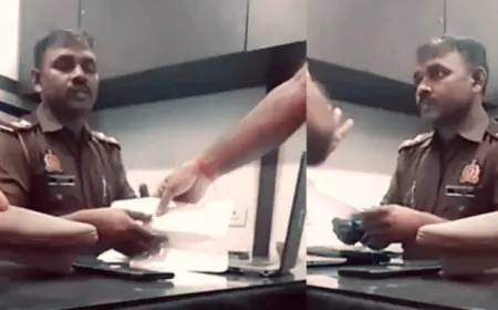 UP: दारोगा ने निकाला रिश्वत लेने का गजब तरीका, VIDEO VIRAL, पुलिस महकमे में मचा हड़कंप