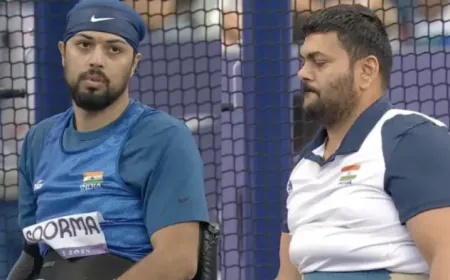 पेरिस पैरालंपिक्स में भारत ने जीत  24 वां पदक