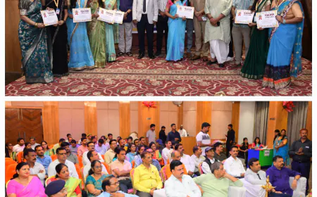 बचपन प्ले स्कूल मे लायंस क्लब द्वारा आयोजित किया गया शिक्षक सम्मान समारोह