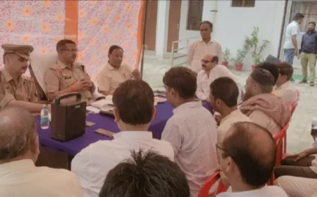 बारावफात और गणेश चतुर्थी को लेकर पीस मीटिंग आयोजित