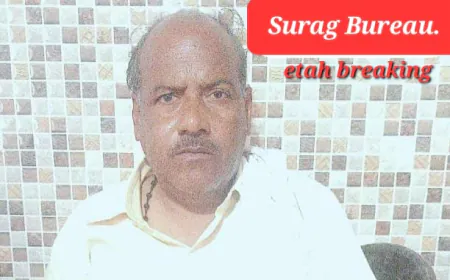 ETAH News: एटा में रिश्वत लेते रोजगार सेवक रंगे हाथ पकड़ा, 10 हजार की रकम के साथ गिरफ्तारी