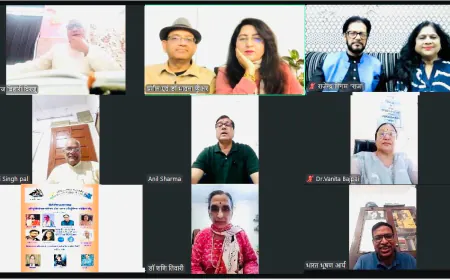 आस्ट्रेलियांचल एवं  भारत-आस्ट्रेलिया साहित्य सेतु द्वारा अंतरराष्ट्रीय हिंदी काव्य संध्या का धूमधाम से आयोजन