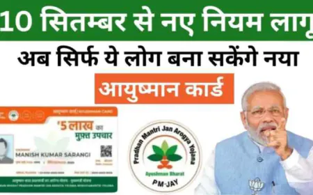 New Ayushman Card Apply Process: आयुष्मान भारत कार्ड भारत मे ये लोग बना सकते हैं, नए नियम लागू