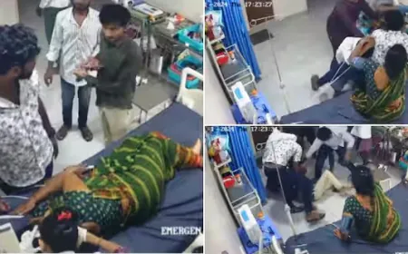 Viral: इमरजेंसी वार्ड में चप्पल उतारने पर बहस, डॉक्टर को धो डाला