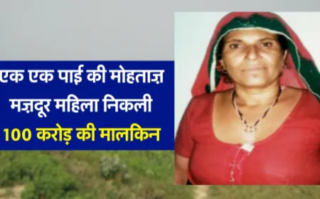 पैसे पैसे को तरसने वाली महिला निकली 100 करोड़ की मालिक, इनकम टैक्स ने मारा छापा तो उड़े होश