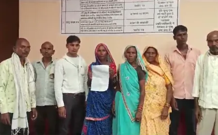 कायमगंज- उपजिलाधिकारी से ग्रामीणों ने लगायी न्याय की गुहार