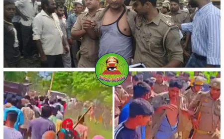 Moradabad News : दौड़ा दौड़ा कर पीटे पुलिस वाले, किसान की मौत गांव में PAC तैनात