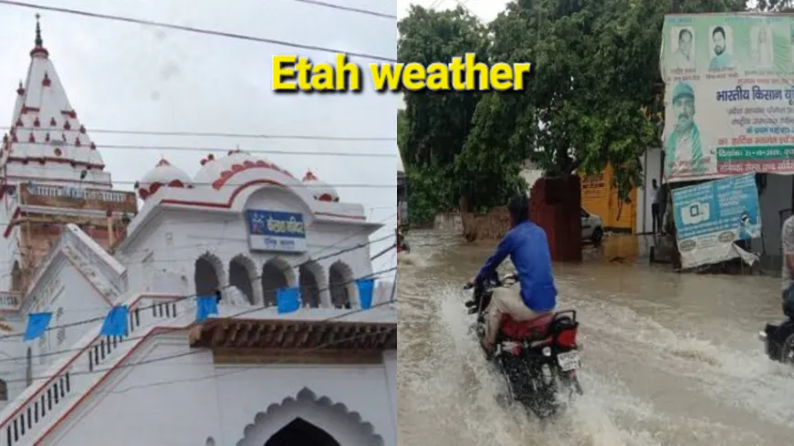 Etah Weather Today: मौसम विभाग ने जारी किया भारी बारिश का अलर्ट