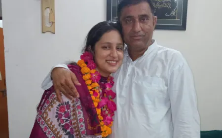 शमसाबाद चेयरमैन की भतीजी का लंदन के बर्मीघम विश्वविद्यालय में छात्र के रूप में हुआ चयन