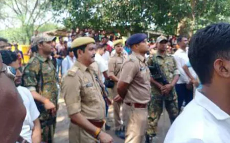 मंदिर की दान पेटी को लेकर  विवाद, एक कि मौत 9 पुलिसकर्मी सस्पेंड