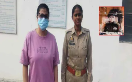 Noida News : थानेदारों को हड़काने वाली फर्जी IPS महिला अधिकारी नोयडा में गिरफ्तार