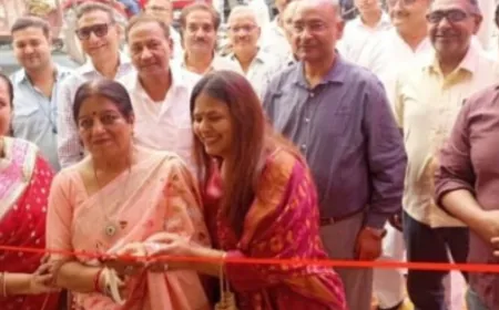 माया सिल्वर एवं एनर्जी क्रिस्टल शोरूम का हुआ भव्य उद्घाटन