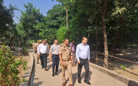 बुद्ध महोत्सव : डीएम व एसपी ने संकिसा का निरीक्षण कर ,दिये आवश्यक दिशा निर्देश