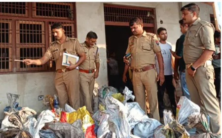 लोधी महासभा के जिला अध्यक्ष के निर्माणाधीन गेस्ट हाउस में आतिशबाजी की फैक्ट्री बरामद: पकड़े गए भतीजे व मजदूर