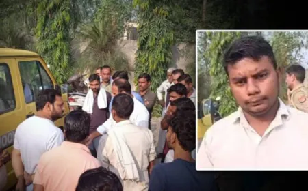 'फास्ट एंड फ्यूरियस' बना अमरोहा का ड्राइवर. 18 बच्चे स्कूल वैन में थे सवार, बैक गियर में