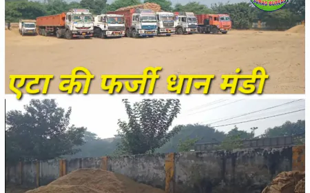 Etah News : बाहरी खरीददारों के लिए थोक आढ़तियों ने स्वयं स्थापित कर ली है निजी मंडी, लाखों के राजस्व का चूना