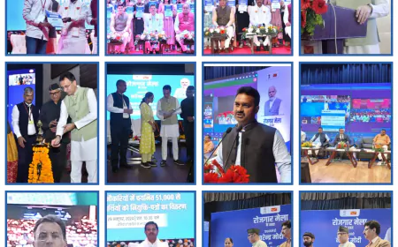 प्रधानमंत्री श्री नरेन्द्र मोदी ने वर्चुअल माध्यम से देशभर में रोजगार मेलों को संबोधित किया