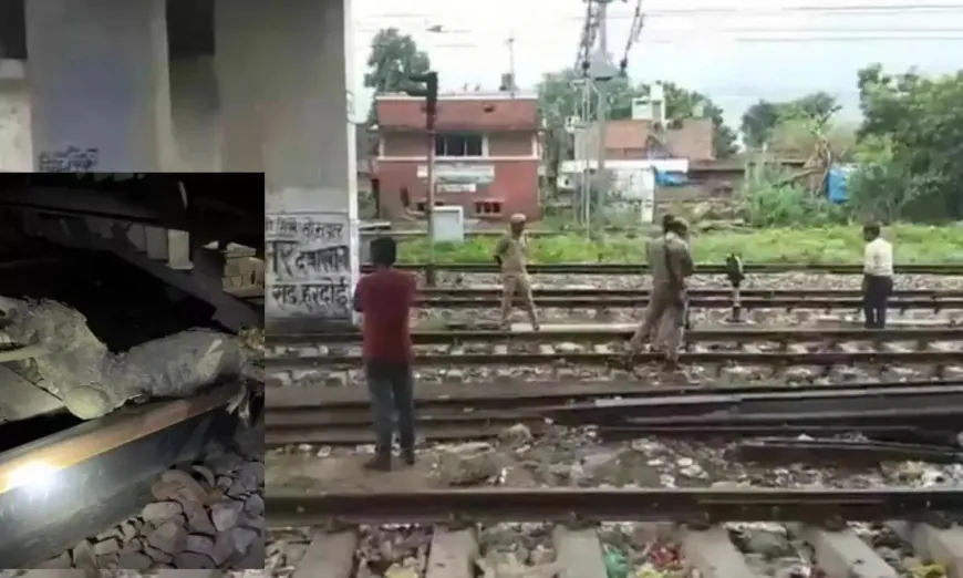 Rail Derail Hardoi: अप और डाउन ट्रैक पर रखे लकड़ी के गुटके, सिग्नल डिवाइस क्षतिग्रस्त…