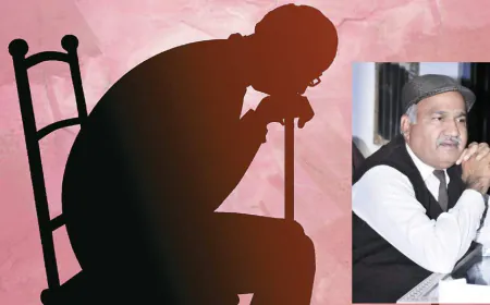 बुजुर्गों की उपेक्षा करके हम स्वस्थ समाज का निर्माण नहीं कर सकते