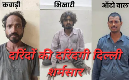 भिखारी, ऑटोवाला और कबाड़ी... ने की दरिंदगी, दिल्ली हुई शर्मसार
