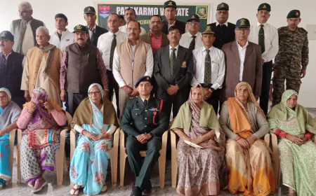 कुमाऊं रेजीमेंट सेन्टर के अभिलेख कार्यालय की टीम ने सुनी पूर्व सैनिकों की समस्याएं