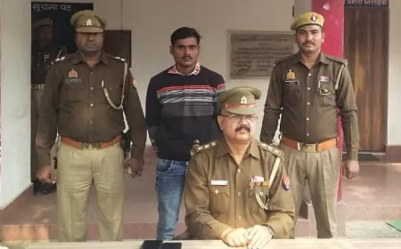 Etah News : लड़की भगाकर दुष्कर्म करने वाला वांक्षित गिरफ्तार