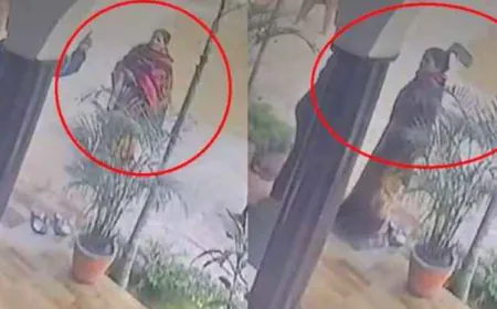 महिला सफाईकर्मी ने प्रधान को चप्पलों से पीटा