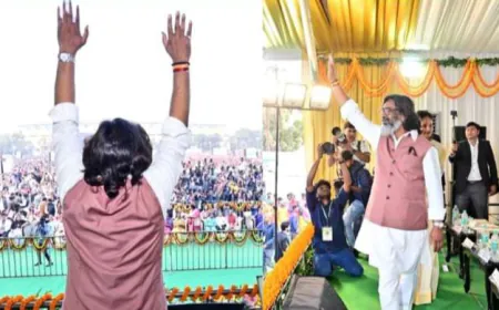 हेमंत सोरेन ने ली चौथी बार CM पद की शपथ... बन गए झारखंड के 14वें मुख्यमंत्री