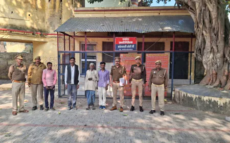 सोरों पुलिस द्वारा मारपीट के अभियोग में वांछित 04 अभियुक्तगण को किया गिरफ्तार