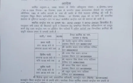 Etah News: कर्मचारियों की प्रस्तावित हड़ताल, हुई कंट्रोल  रूम की स्थापना