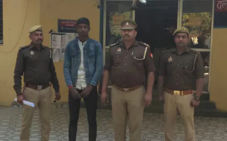 Etah News: पुलिस ने नाबालिग से दुष्कर्म के आरोपी को किया गिरफ्तार