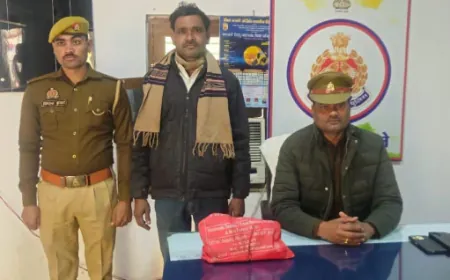 SSP Etah निधौली कलां पुलिस ने 22 पौआ सहित किया गिरफ्तार