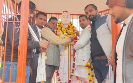 संत शिरोमणि गाडगे महाराज की 68वीं पुण्यतिथि फ़िरोज़ाबाद में मनाई।