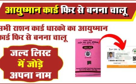 Ration Card New Rules 2025 एक जनवरी से राशनकार्ड धारकों के बदलेंगें नियम, फ्री के नियमों में बदलाव और सबका बनेगा आयुष्यमान कार्ड