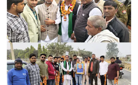 अल्पसंख्यक कल्याण ,मुस्लिम बक्फ एवं हज राज्य मंत्री उत्तर प्रदेश सरकार का किया फूल माला पहनाकर भव्य रूप से स्वागत।