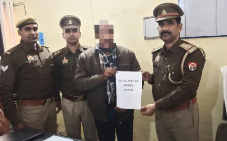 ऑनलाइन ठगी का शिकार हुए पीड़ित के खाते में वापस कराई 1,25,000 रुपए कराये वापिस