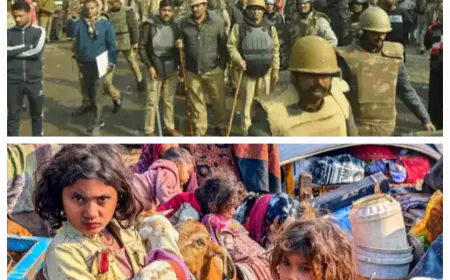 Gaziyabad News : 1500 झुग्गियों पर चला बुल्डोजर, गरीब रोते बिलखते रहे