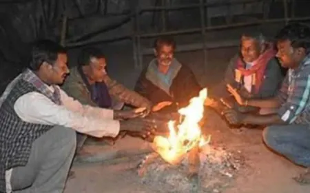 बदला मौसम का मिजाज हल्की बारिश और सर्द हवा से ठंड बड़ी