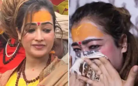 Maha Kumbh 2025:  फूट-फूट कर रोती नजर आईं खूबसूरत महिला साधू