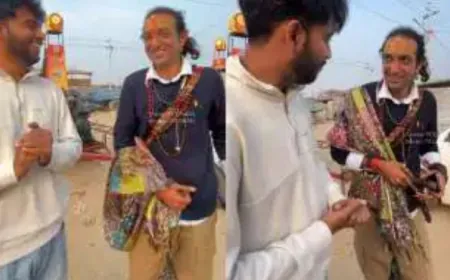 भगवा वस्त्र छोड़ शर्ट-पैंट में आए, IITian बाबा