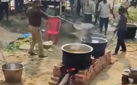 श्रद्धालुओं के प्रसाद में दरोगा ने फेंकी राख, दरोगा सस्पैंड